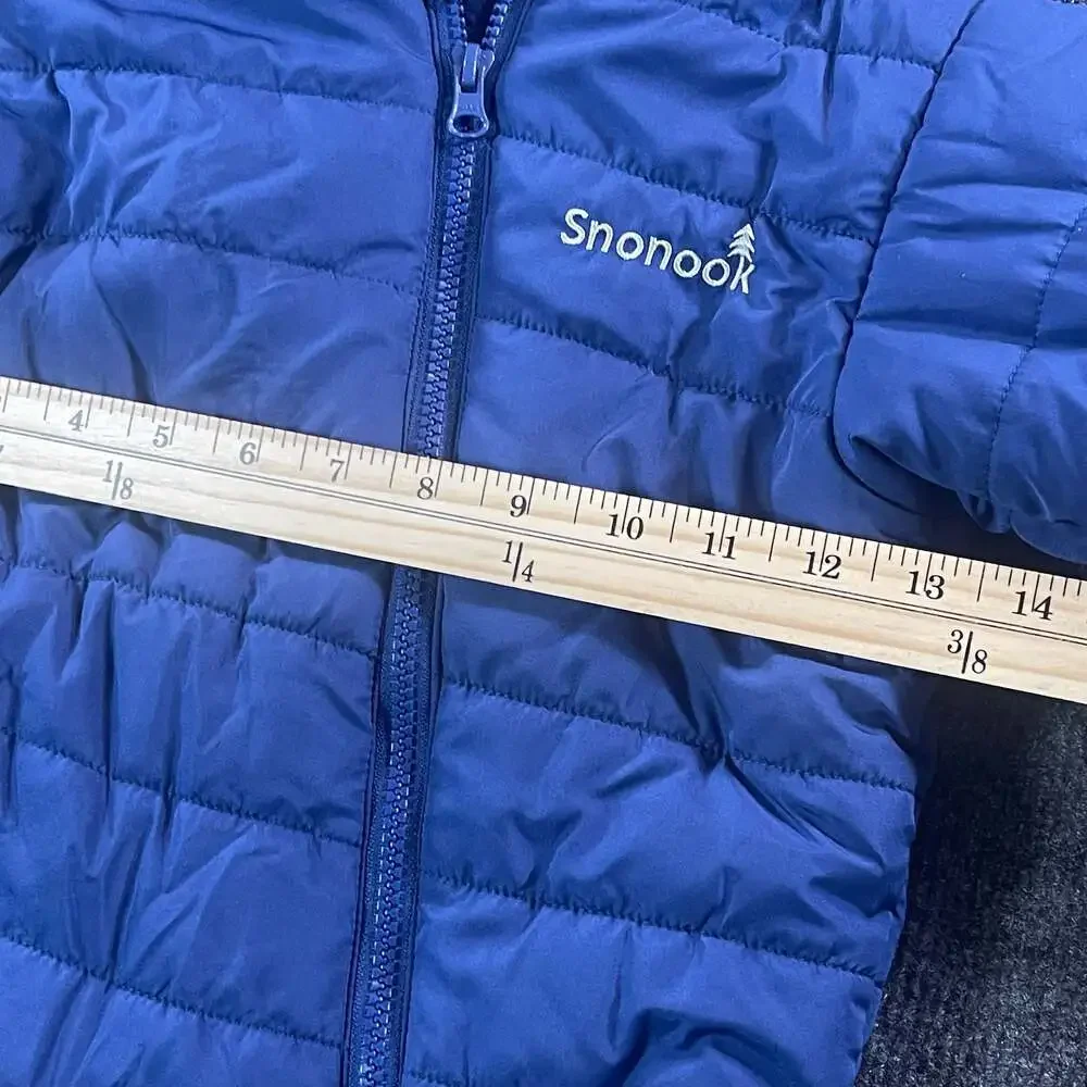 Snonook Blue Quilted Hooded Baby Snowsuit Pram 12-18 Months